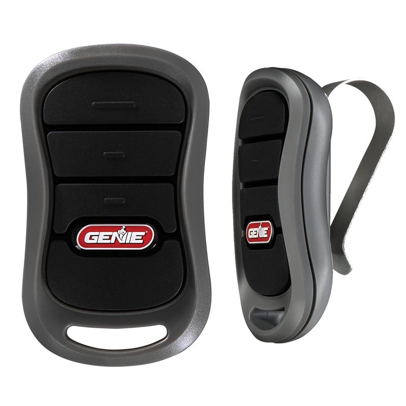 Genie 3-Button Garage Door Opener Remotes (2 Pack) - Each Remote Controls Up To 3 Genie Garage Door Openers -Compatibility Only With Genie Intellicode Garage Door Openers - Model G3T-R, Black - Image 2